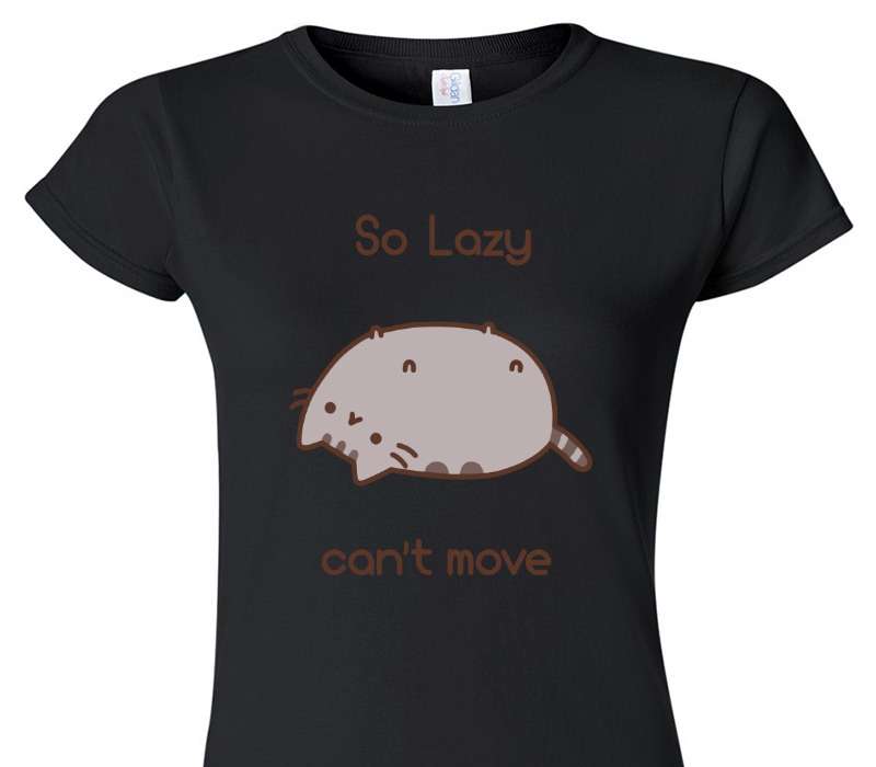 Custom Womens Soft Style 100% Cotton Black T-Shirt