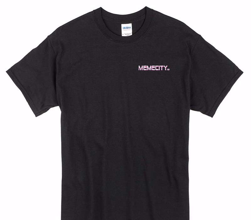Custom Gildan 100% Cotton Black T-Shirt