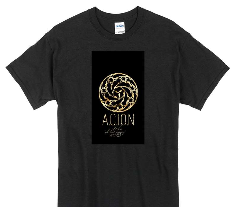 Custom Gildan 100% Cotton Black T-Shirt