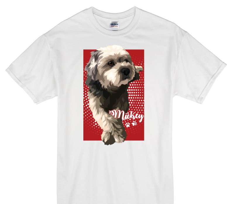 Custom Gildan 100% Cotton White T-Shirt