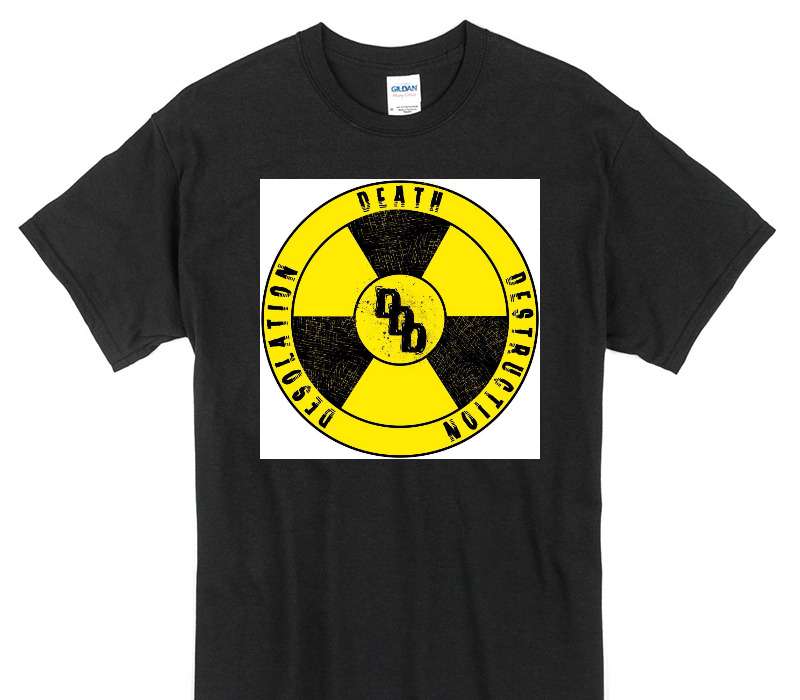Custom Gildan 100% Cotton Black T-Shirt