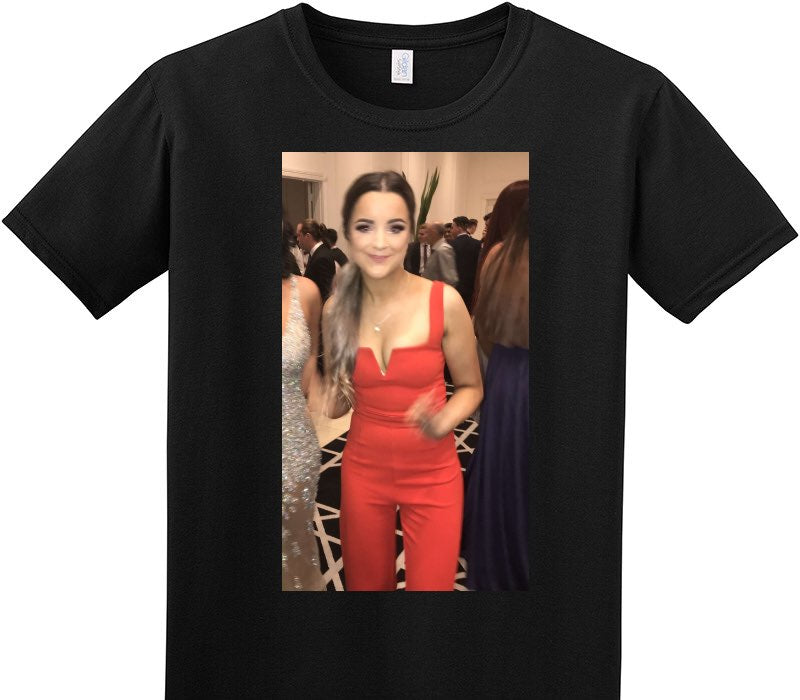 Custom Adult Soft Style 100% Cotton Black T-Shirt