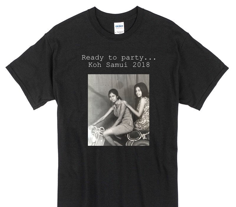 Custom Gildan 100% Cotton Black T-Shirt
