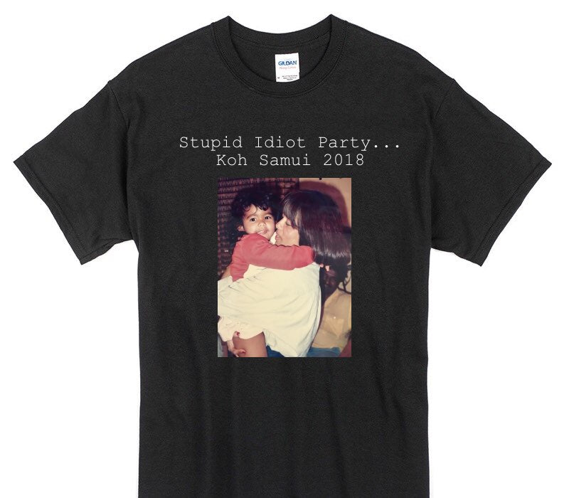 Custom Gildan 100% Cotton Black T-Shirt