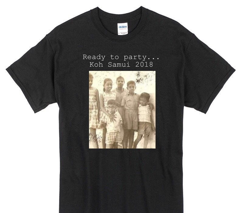 Custom Gildan 100% Cotton Black T-Shirt