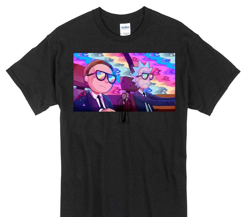 Custom Gildan 100% Cotton Black T-Shirt