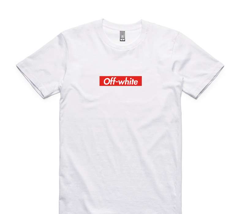 Custom AS Colour 100% Cotton White T-Shirt