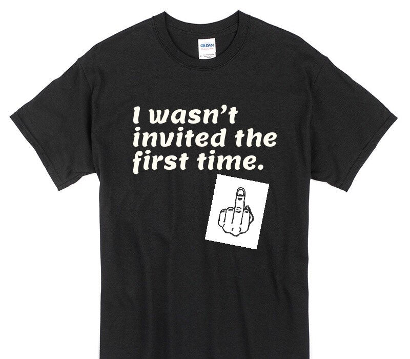 Custom Gildan 100% Cotton Black T-Shirt