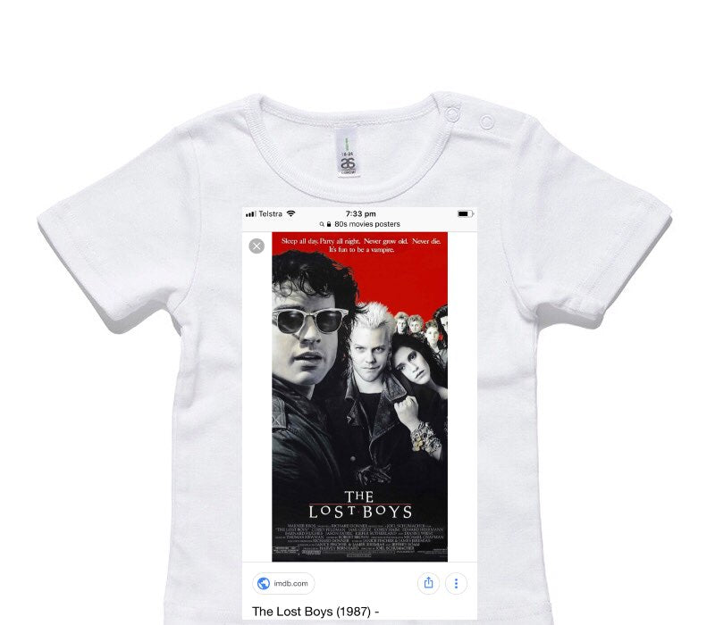 Custom AS Colour White Baby T-Shirt