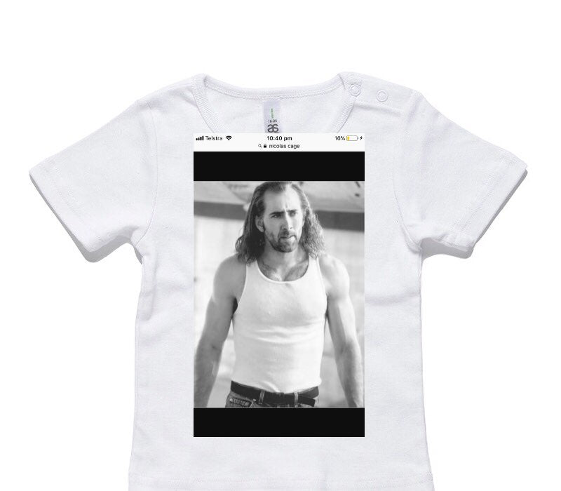 Custom AS Colour White Baby T-Shirt