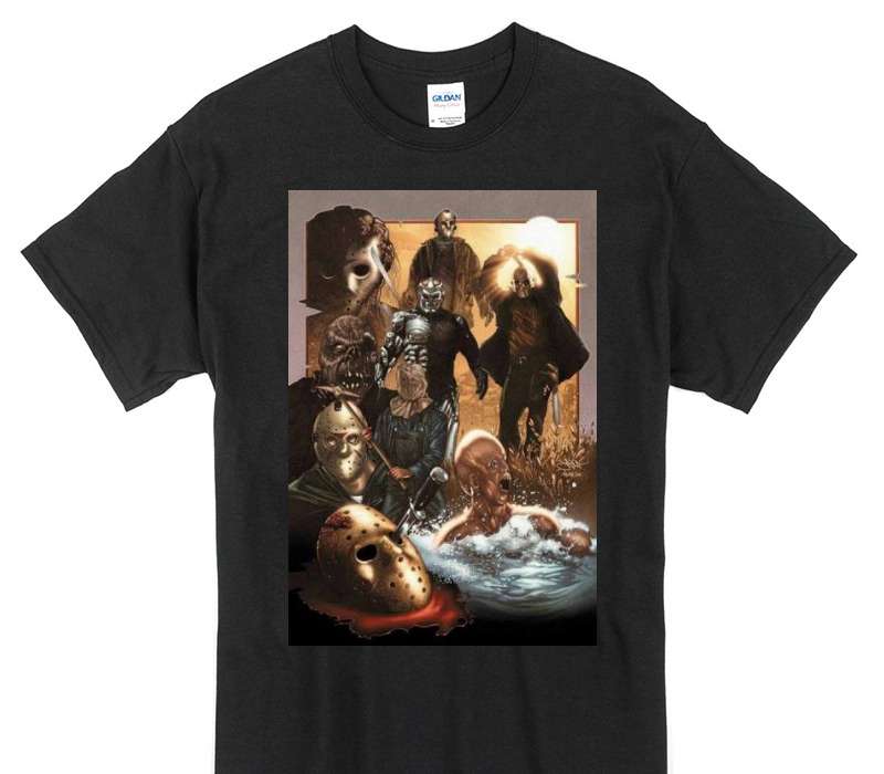 Custom Gildan 100% Cotton Black T-Shirt