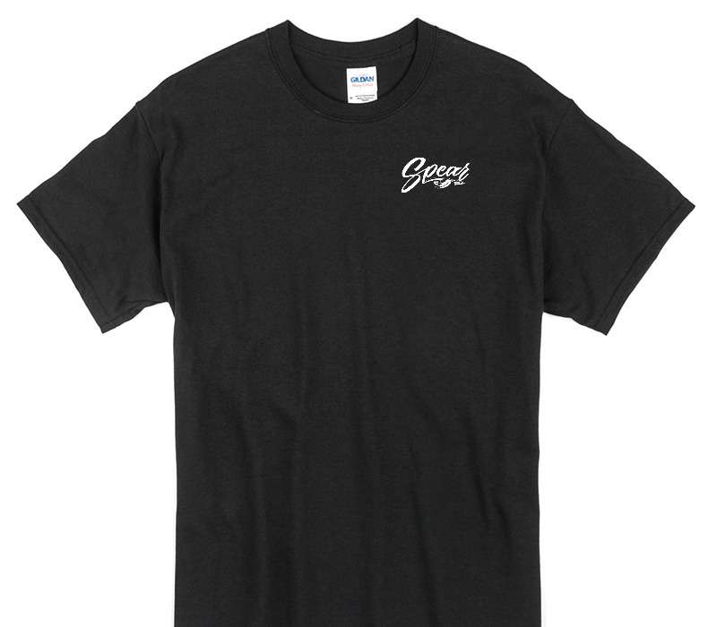 Custom Gildan 100% Cotton Black T-Shirt