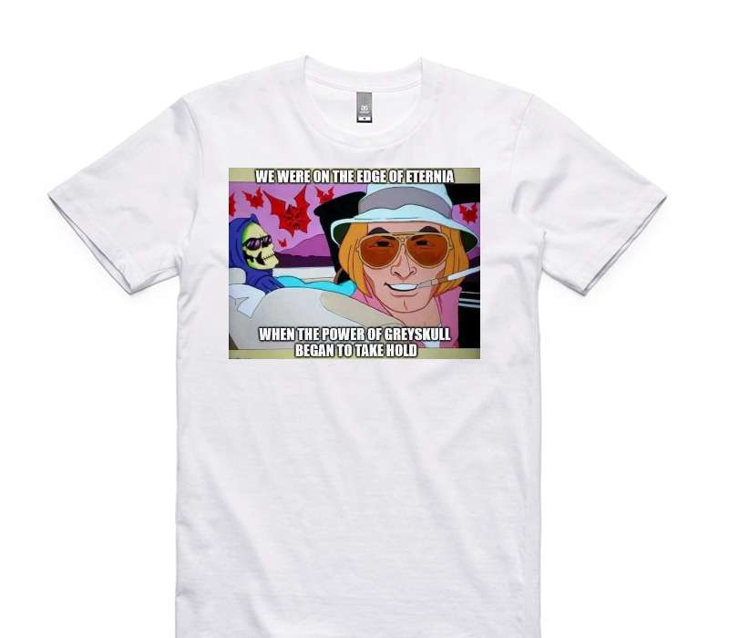 Custom AS Colour 100% Cotton White T-Shirt