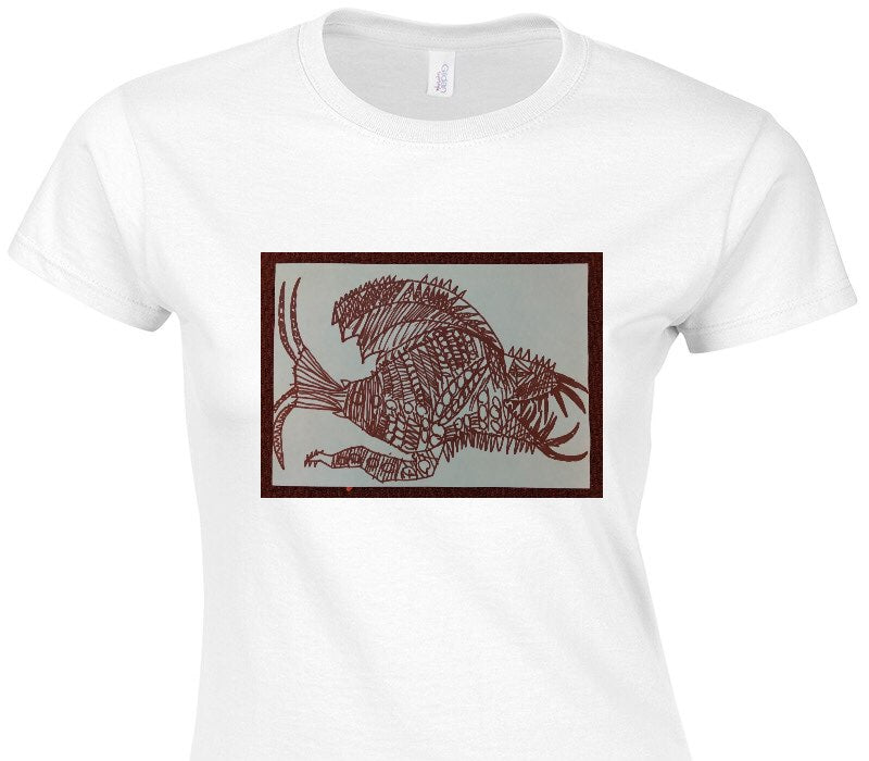 Custom Womens Soft Style 100% Cotton White T-Shirt
