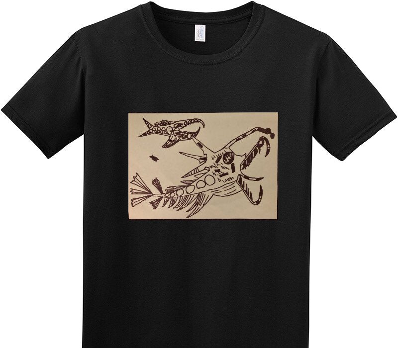 Custom Adult Soft Style 100% Cotton Black T-Shirt