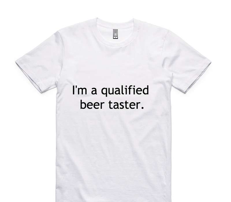 Custom AS Colour 100% Cotton White T-Shirt
