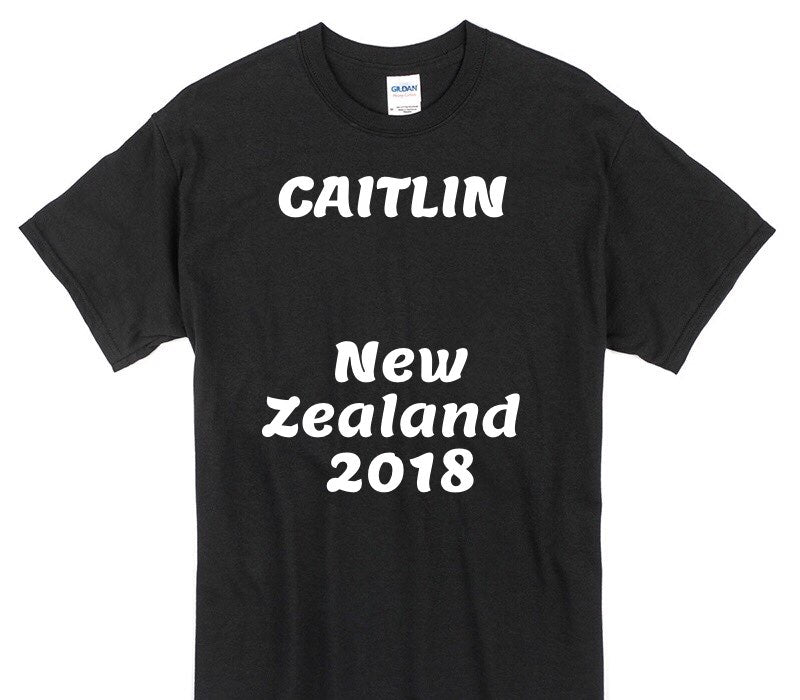 Custom Gildan 100% Cotton Black T-Shirt