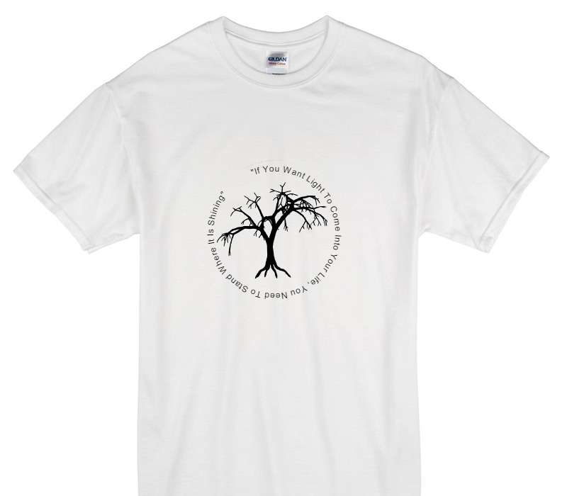 Custom Gildan 100% Cotton White T-Shirt