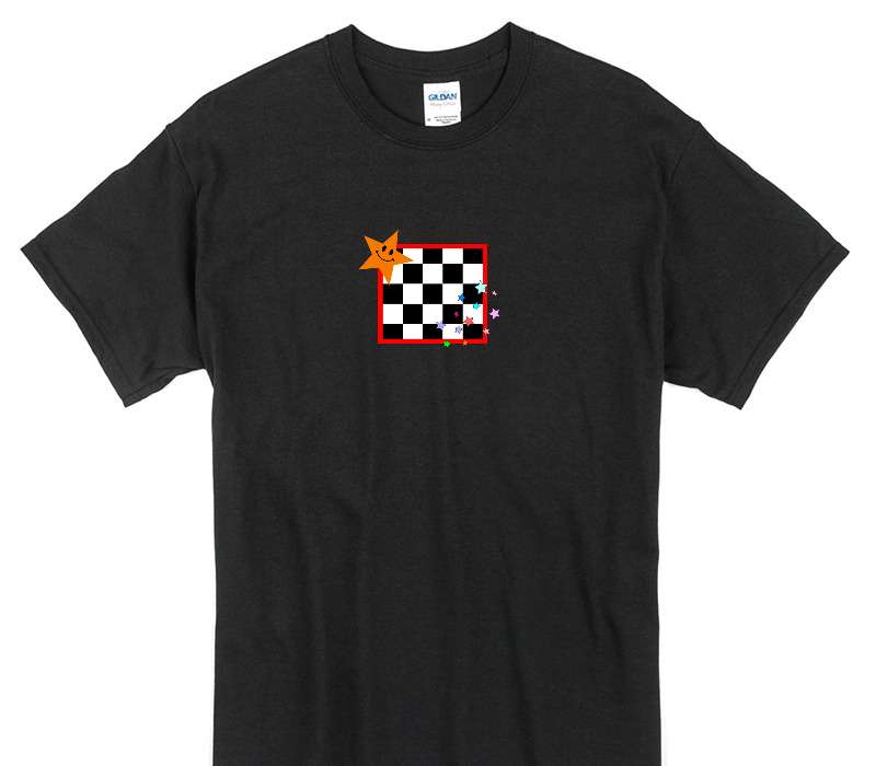 Custom Gildan 100% Cotton Black T-Shirt