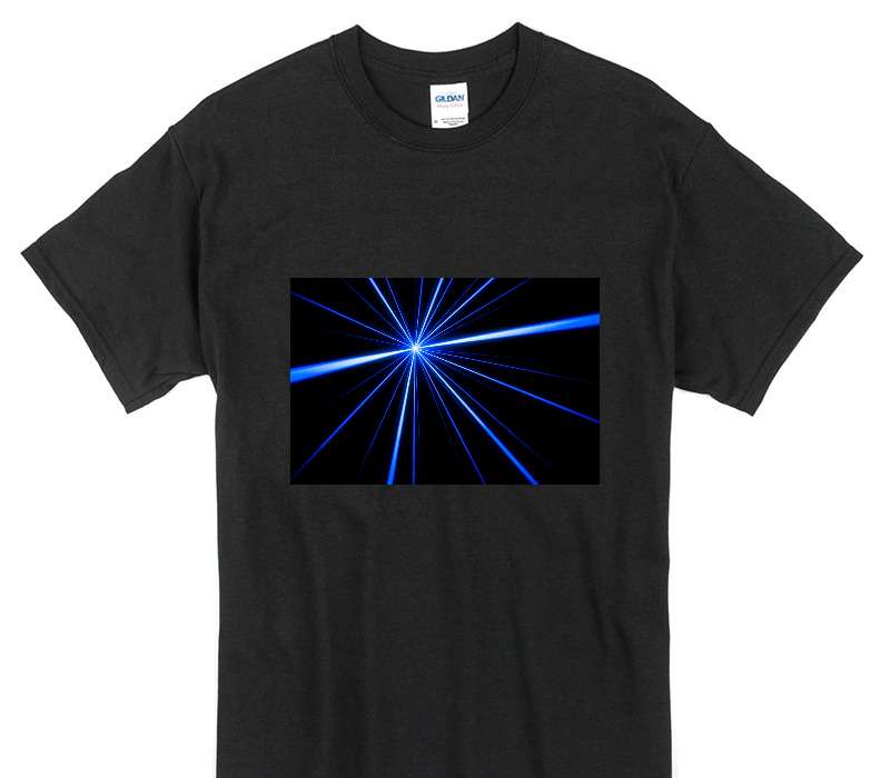 Custom Gildan 100% Cotton Black T-Shirt