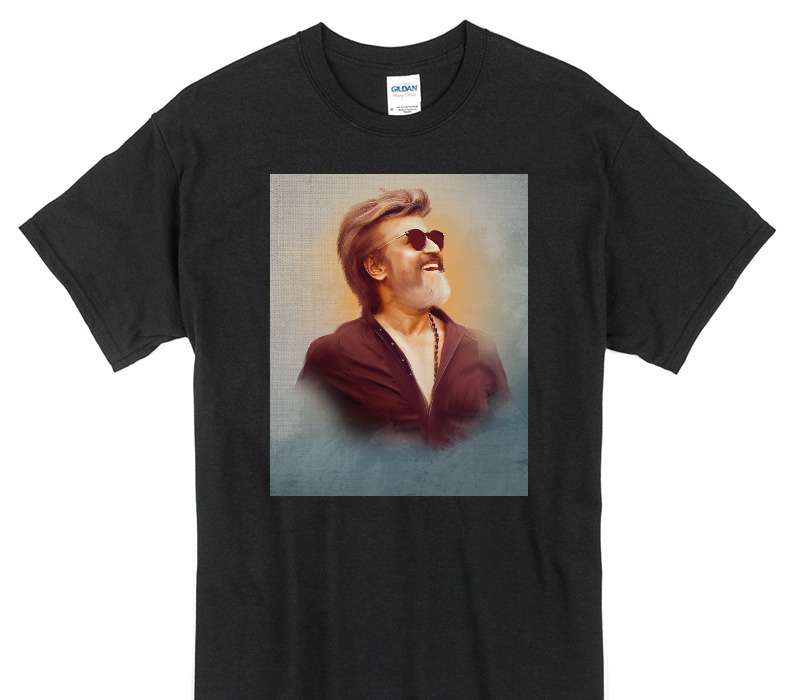 Custom Gildan 100% Cotton Black T-Shirt