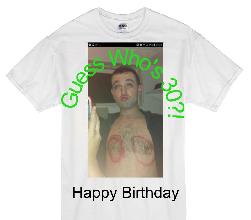 Custom Gildan 100% Cotton White T-Shirt