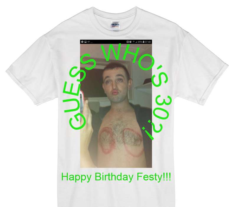 Custom Gildan 100% Cotton White T-Shirt