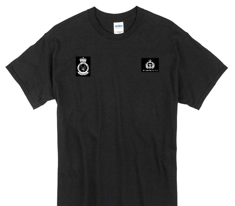 Custom Gildan 100% Cotton Black T-Shirt