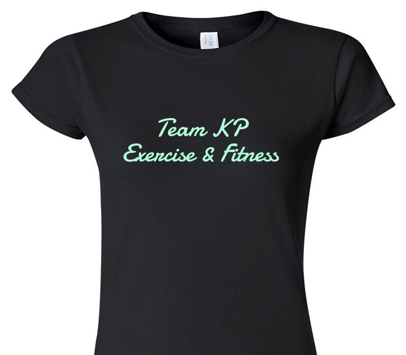 Custom Womens Soft Style 100% Cotton Black T-Shirt