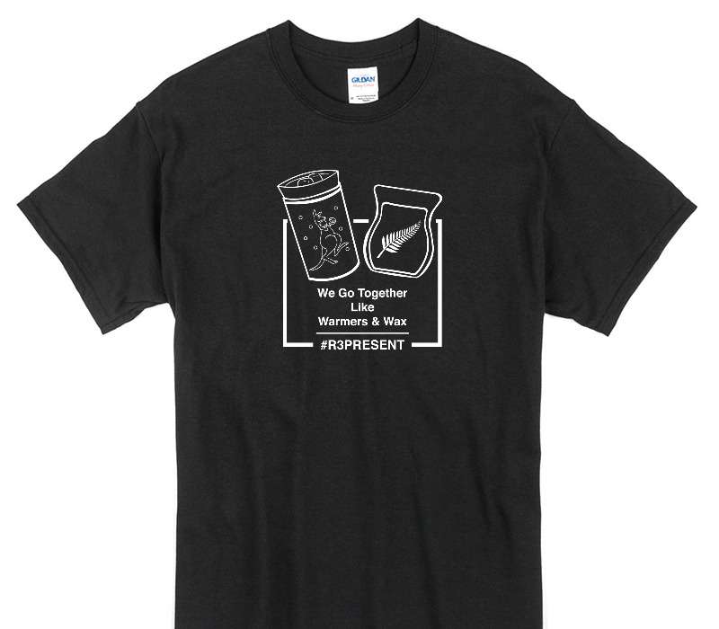 Custom Gildan 100% Cotton Black T-Shirt