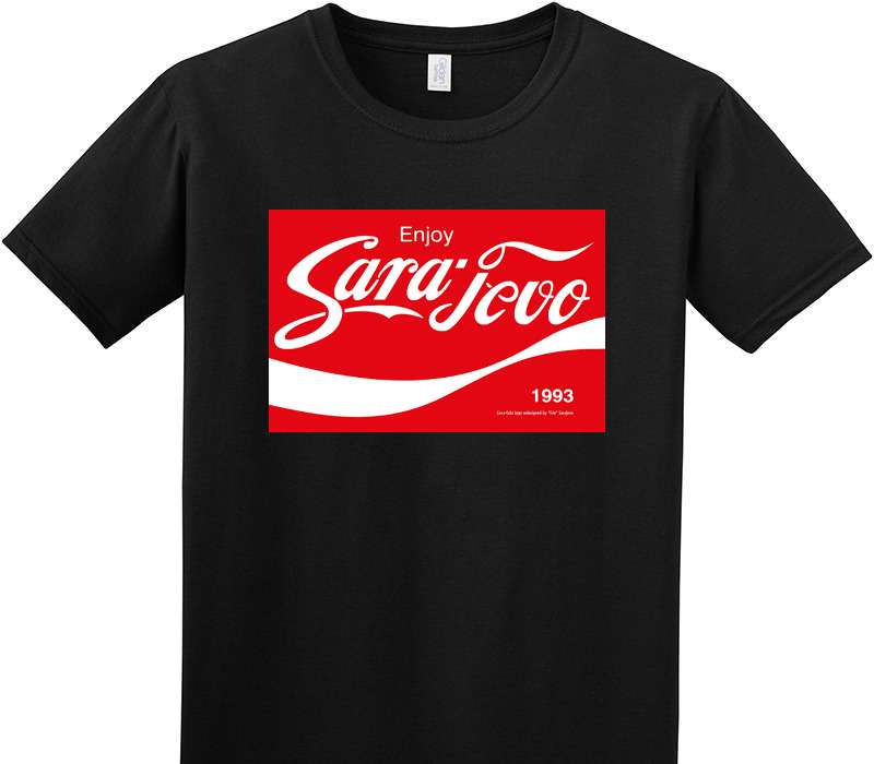 Custom Adult Soft Style 100% Cotton Black T-Shirt