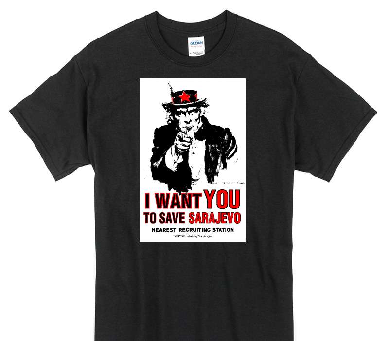 Custom Gildan 100% Cotton Black T-Shirt