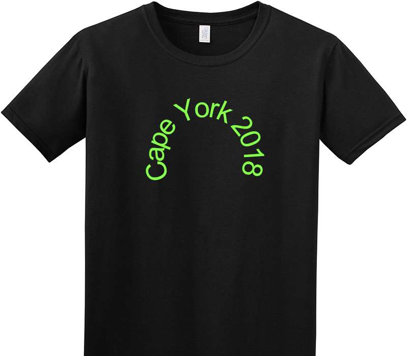 Custom Adult Soft Style 100% Cotton Black T-Shirt
