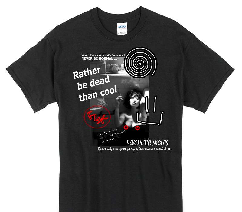 Custom Gildan 100% Cotton Black T-Shirt