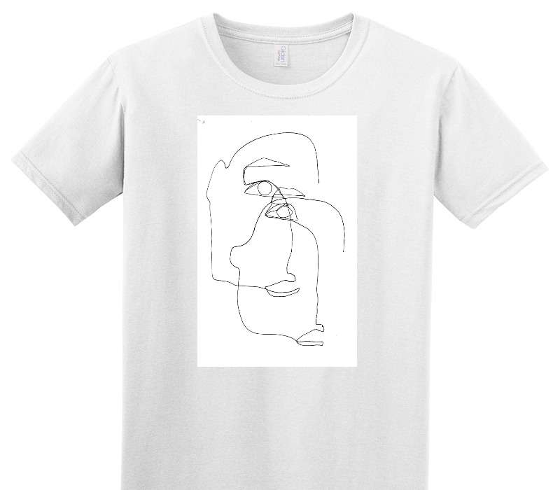 Custom Adult Soft Style 100% Cotton White T-Shirt