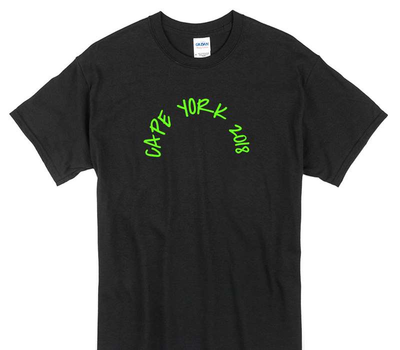 Custom Gildan 100% Cotton Black T-Shirt