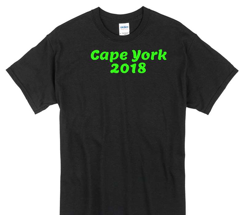 Custom Gildan 100% Cotton Black T-Shirt