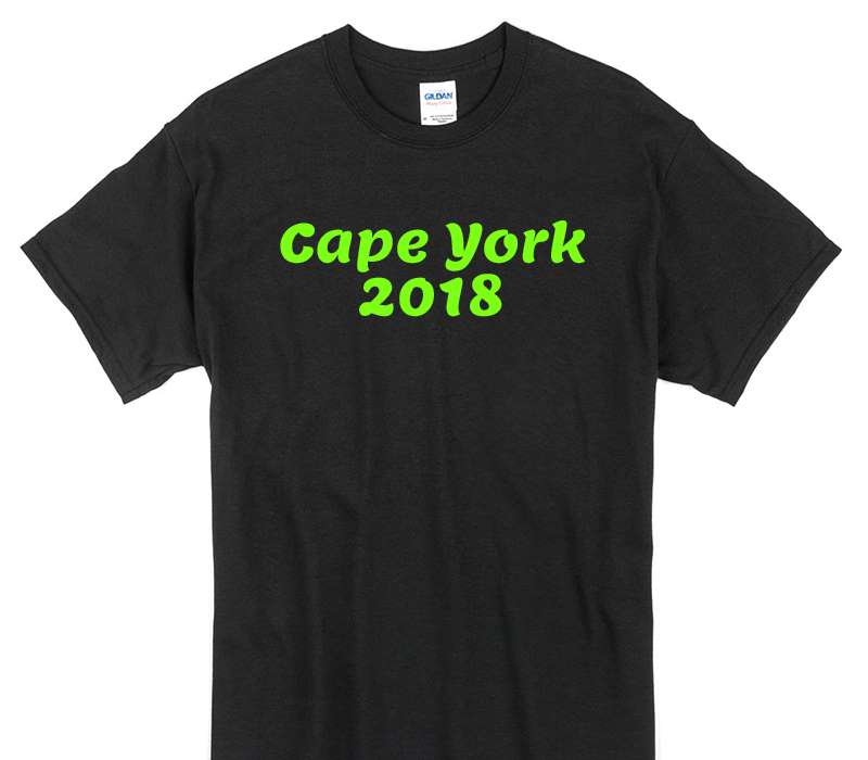 Custom Gildan 100% Cotton Black T-Shirt