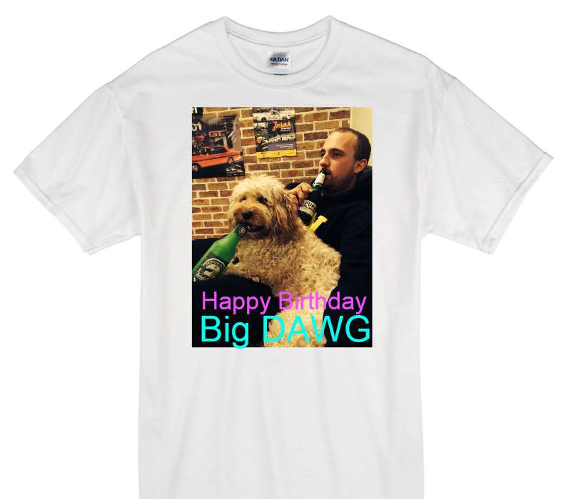 Custom Gildan 100% Cotton White T-Shirt