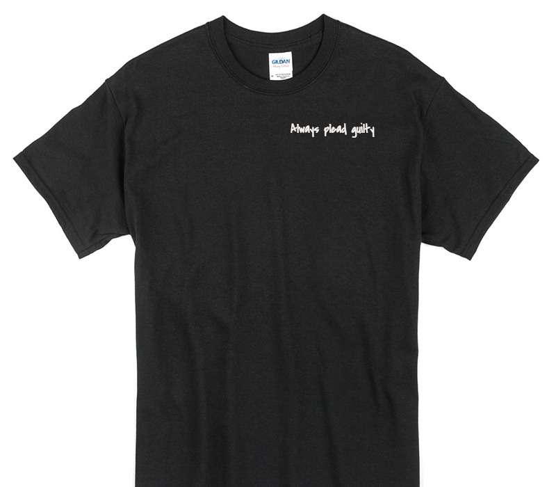 Custom Gildan 100% Cotton Black T-Shirt