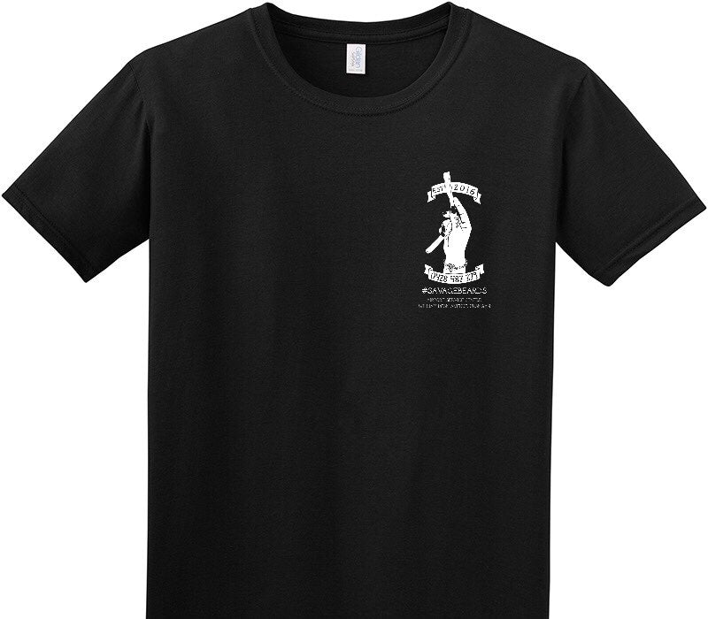 Custom Adult Soft Style 100% Cotton Black T-Shirt