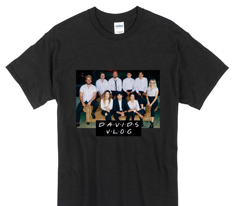 Custom Gildan 100% Cotton Black T-Shirt