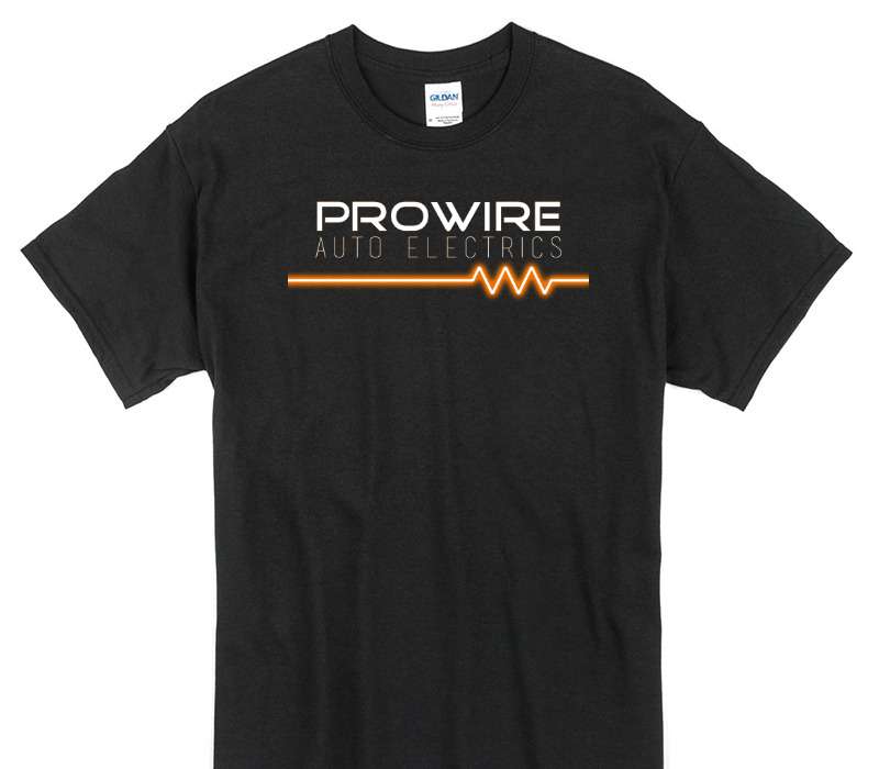 Custom Gildan 100% Cotton Black T-Shirt