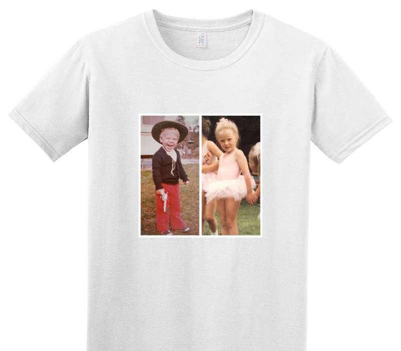 Custom Adult Soft Style 100% Cotton White T-Shirt