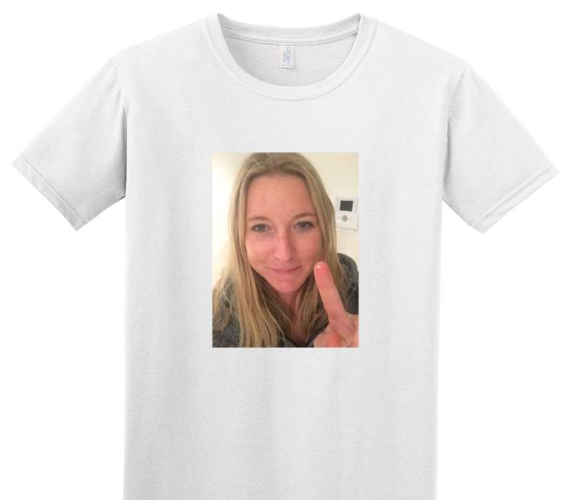Custom Adult Soft Style 100% Cotton White T-Shirt