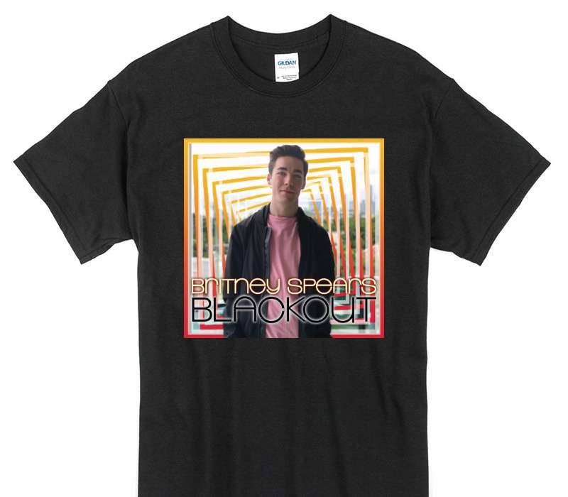 Custom Gildan 100% Cotton Black T-Shirt
