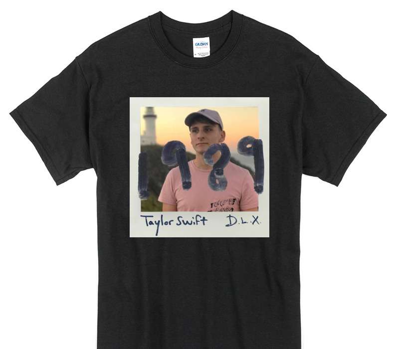 Custom Gildan 100% Cotton Black T-Shirt