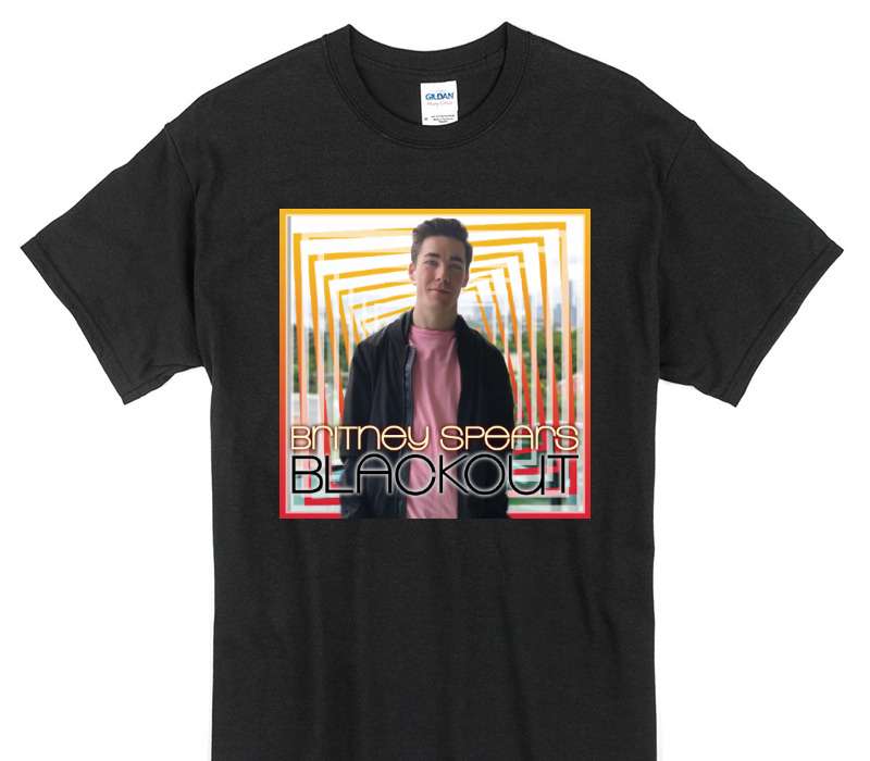 Custom Gildan 100% Cotton Black T-Shirt