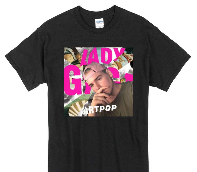 Custom Gildan 100% Cotton Black T-Shirt