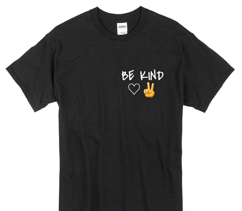 Custom Gildan 100% Cotton Black T-Shirt